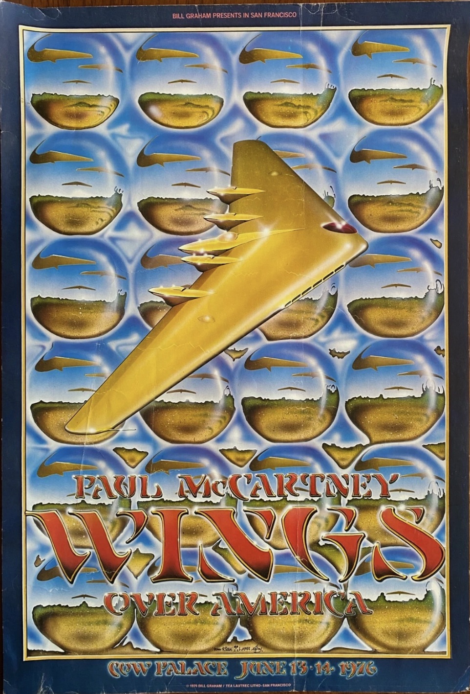 Promo poster for “Wings Over America” 